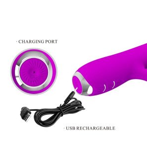 Pretty Love Rachel, vibromasseur rechargeable avec ventouse violette – photo 8