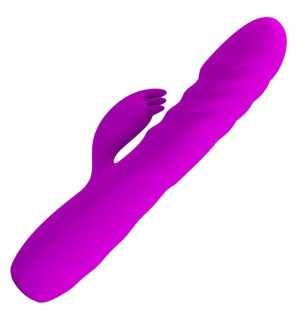 Pretty Love Melanie aufladbarer Rabbit-Vibrator, lila – Bild 2