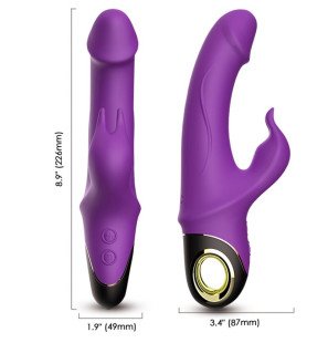 Armony Meteor Kaninchenvibrator lila 49 mm – Bild 1