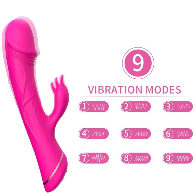 Armony siliconen rabbit vibrator en dildo 35 mm – foto 1