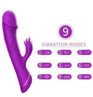 Silikon-Rabbit-Vibrator mit Vibration Armony Violette 35 mm – Bild 1
