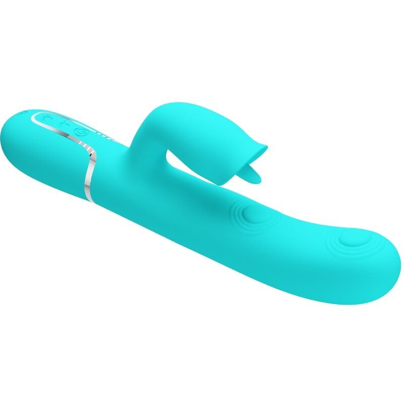 Vibromasseur lapin Pretty Love vert d’eau pour une stimulation ciblée – photo 1