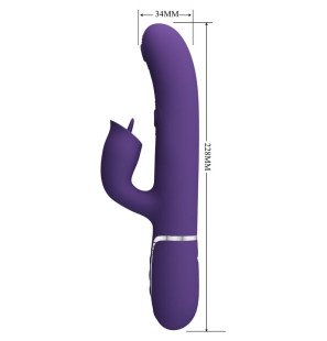 Rabbit Vibrator with Purple Tongue for Targeted Stimulation – image 2