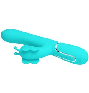 Pretty Love Multifunctional Rabbit Vibrator with Butterfly Detail – image 6