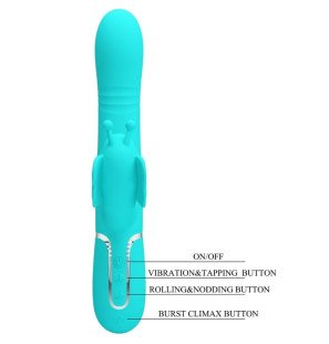 Pretty Love vibromasseur lapin multifonction avec détail papillon – photo 8