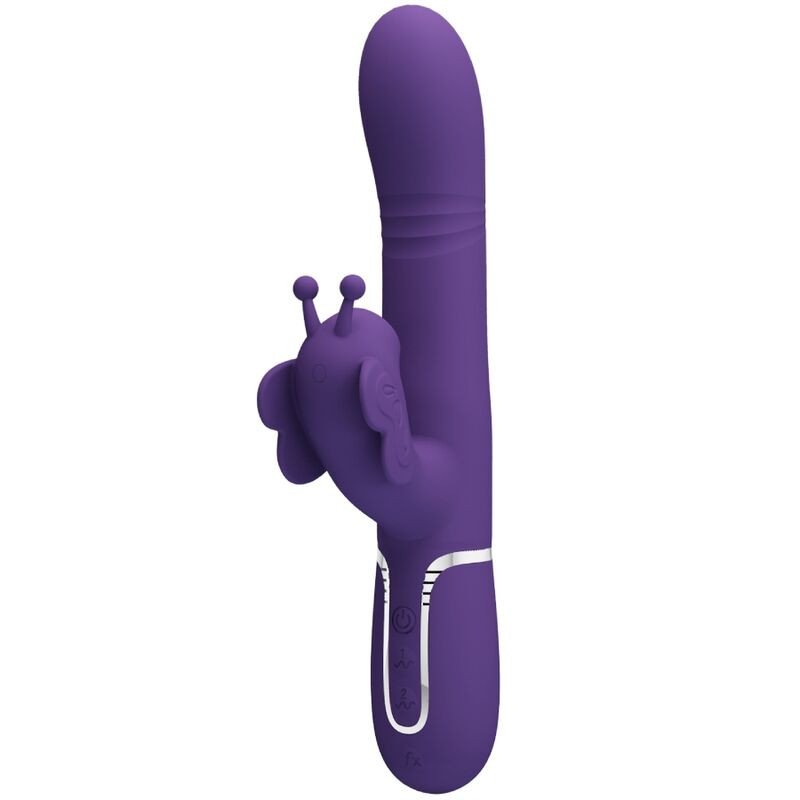 Pretty Love multifunctional rabbit vibrator with butterfly-shaped stimulation – image 1 Pretty Love multifunctional rabbit vibrator with butterfly-shaped stimulation – image 1