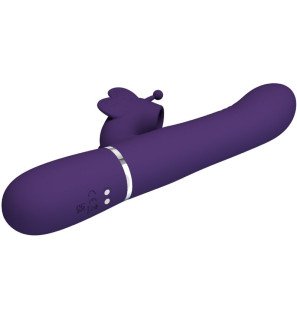 Pretty Love multifunctional rabbit vibrator with butterfly-shaped stimulation – image 4