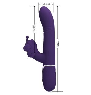 Pretty Love Multifunktions-Rabbit-Vibrator mit Schmetterlingsstimulation – Bild 7