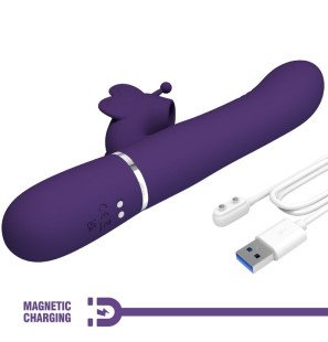 Pretty Love Multifunktions-Rabbit-Vibrator mit Schmetterlingsstimulation – Bild 9