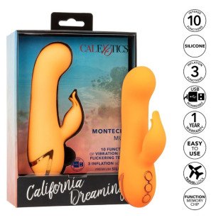 Calexotics Montecito Muse Rabbit-Vibrator in Orange – Bild 9