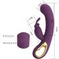 Violetter Rabbit-Vibrator mit G-Punkt-Stimulation – Bild 3