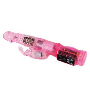 Rotating rabbit vibrator, 21,5 cm, for targeted stimulation – image 2