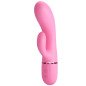 Pretty Love pink rabbit vibrator with G-spot stimulation – image 2