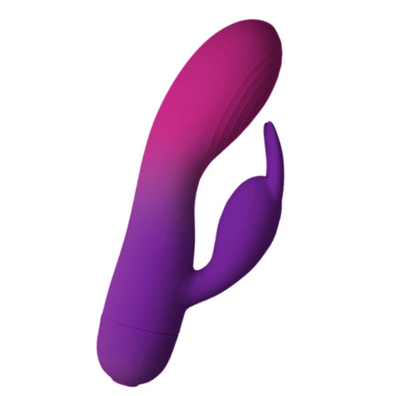 ROCKS-OFF Glo-Girl lila Rabbitvibrator 171 mm – Bild 1
