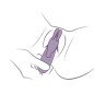 ROCKS-OFF Glo-Girl lila Rabbitvibrator 171 mm – Bild 6