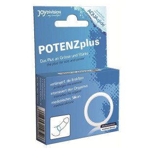 Biały pierścień na penisa JOYDIVISION 3,5 cm do intymnego wellness – zdjęcie 2