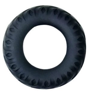 BAILE FOR HIM black and green penis ring 2 cm – image 1