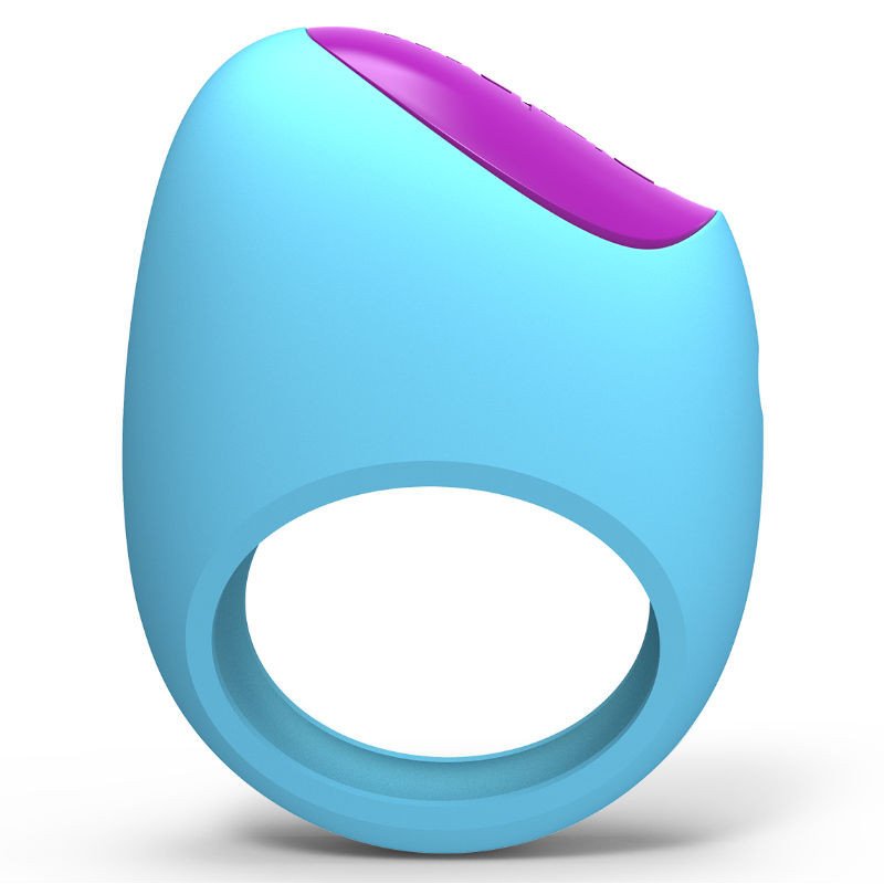 PICOBONG Remoji Lifeguard vibrating penis ring with app – blue – image 1