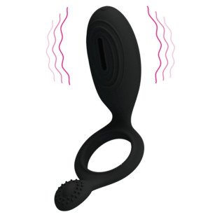 Anneau pénien vibrant avec stimulateur Pretty Love Ethel – photo 1