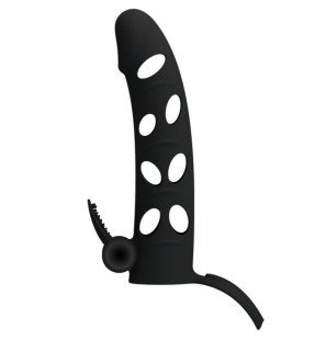 Gaine vibrante en silicone Pretty Love de 15,2 cm – photo 2