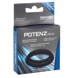 JOYDIVISION Potenzduo black non-vibrating cock rings, size M – image 2