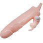 Vibrating penis sleeve with rabbit 16,5 cm – image 3