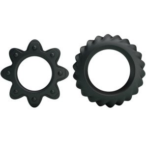 BAILE Silicone Cock Ring Set of 2 – Size 2,5 cm – image 2