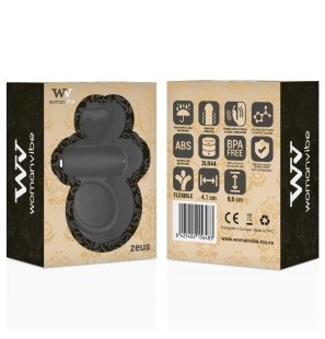 Womanvibe Zeus silikonowy wibracyjny pierścień na penisa 8,6 cm – zdjęcie 2