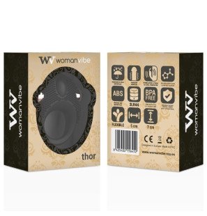 WOMANVIBE Thor silicone vibrating penis ring, 7 cm – image 2