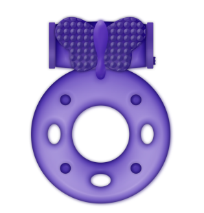 Casual Love lilac vibrating penis ring – image 1