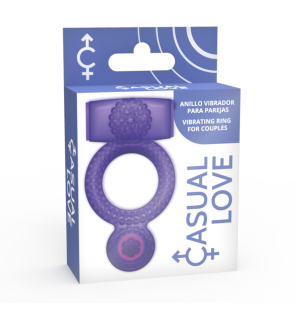 Vibrierender Penisring Double Pleasure Ring Lilac von Casual Love – Bild 4