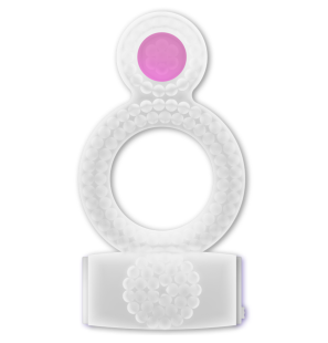 Casual Love anneau pénien transparent Double Pleasure pour adultes – photo 1