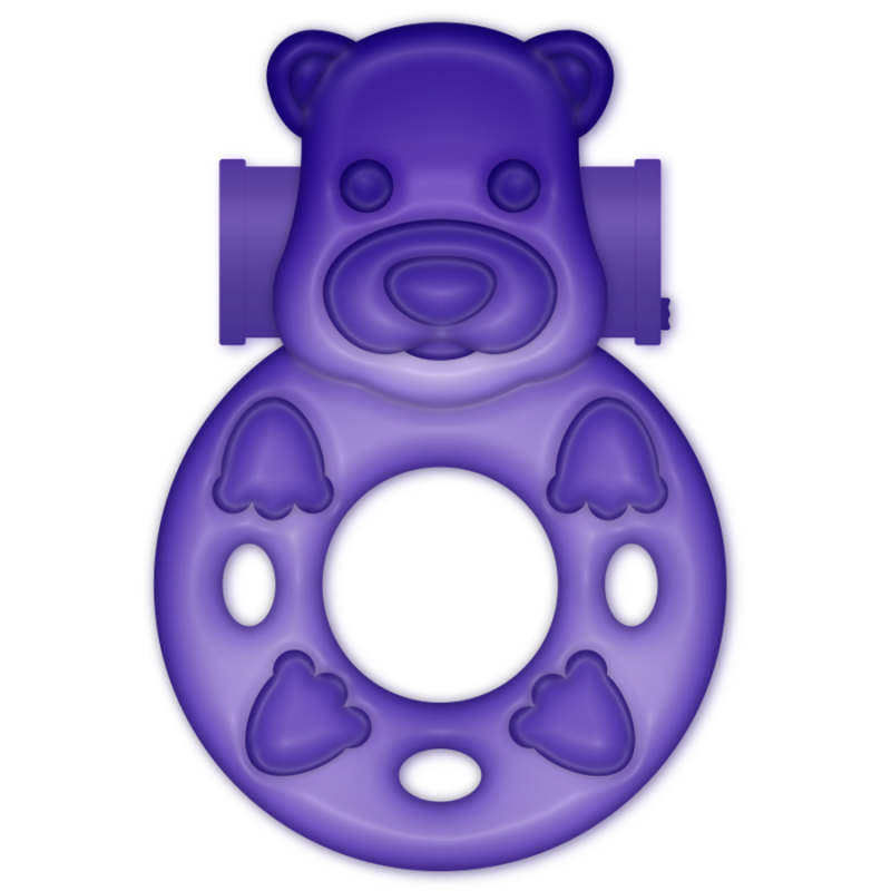 CASUAL LOVE wibrujący pierścień na penisa Lilac Bunny – zdjęcie 1