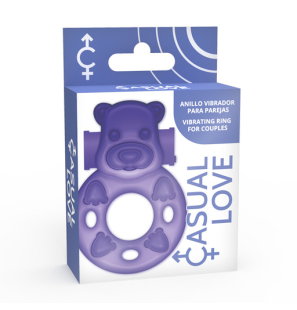 CASUAL LOVE Lilac Bunny vibrating penis ring – image 3