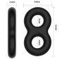 CRAZY BULL Infinity Double Silicone Penis Ring 85 mm – image 6 CRAZY BULL Infinity Double Silicone Penis Ring 85 mm – image 6