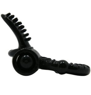BAILE Vibrating Cock Ring with Textured Rabbit – image 3