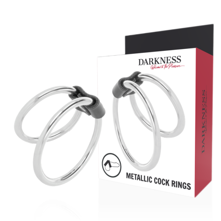 Doppelter Metall-Penisring 5 cm – Bild 1