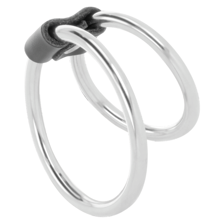 Doppelter Metall-Penisring 5 cm – Bild 2