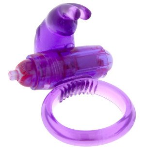 SEVEN CREATIONS vibrating silicone penis ring in lilac – image 1