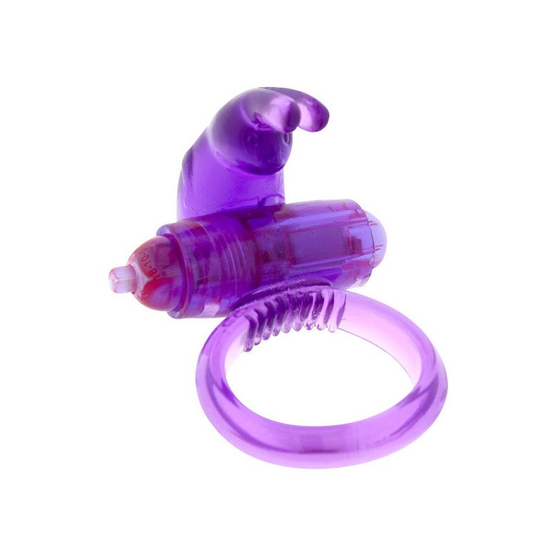 SEVEN CREATIONS vibrating silicone penis ring in lilac – image 1