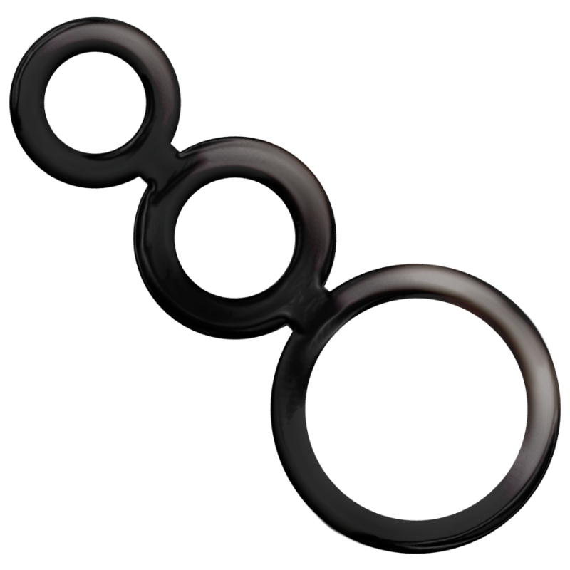 ADDICTED TOYS niewibrujący zestaw pierścieni na penisa 50 mm w kolorze Smoke – zdjęcie 1 ADDICTED TOYS niewibrujący zestaw pierścieni na penisa 50 mm w kolorze Smoke – zdjęcie 1