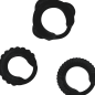 ADDICTED TOYS set of 3 black penis rings 35 mm – image 3 ADDICTED TOYS set of 3 black penis rings 35 mm – image 3
