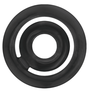 ADDICTED TOYS Potenz Black Penis Ring Set 42 mm – image 1
