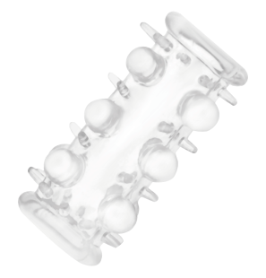 Transparent penis sleeve for intimate comfort – image 1