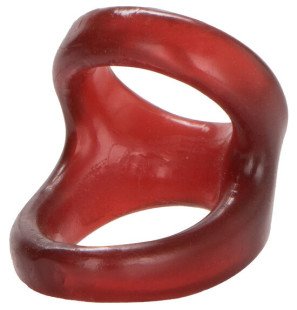 CALEXOTICS Colt Red Snug Tugger non-vibrating penis ring – image 1