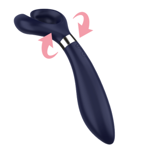 Satisfyer Multi Vibrator 3 – vielseitiges Vibrationsspielzeug in Blau oder Schwarz – Bild 1