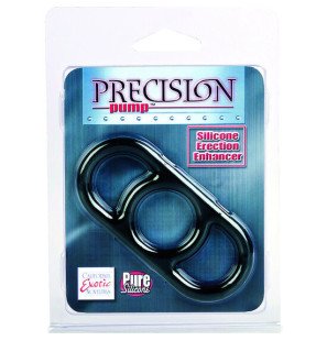 CalExotics Precision siliconen penisring met pomp van 4 cm – foto 2