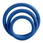 Calexotics set of three blue penis rings, 3 cm – image 1 Calexotics set of three blue penis rings, 3 cm – image 1