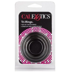 Calexotics set van drie zwarte penisringen van 3 cm – foto 2
