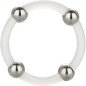 CALEXOTICS silicone penis ring with steel beads size L – image 1 CALEXOTICS silicone penis ring with steel beads size L – image 1